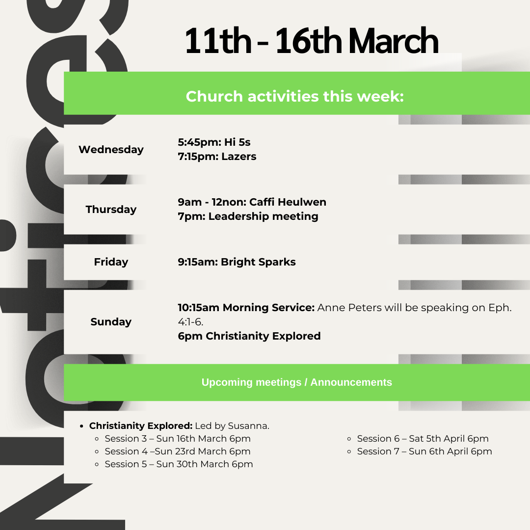 11th - 16th Mar